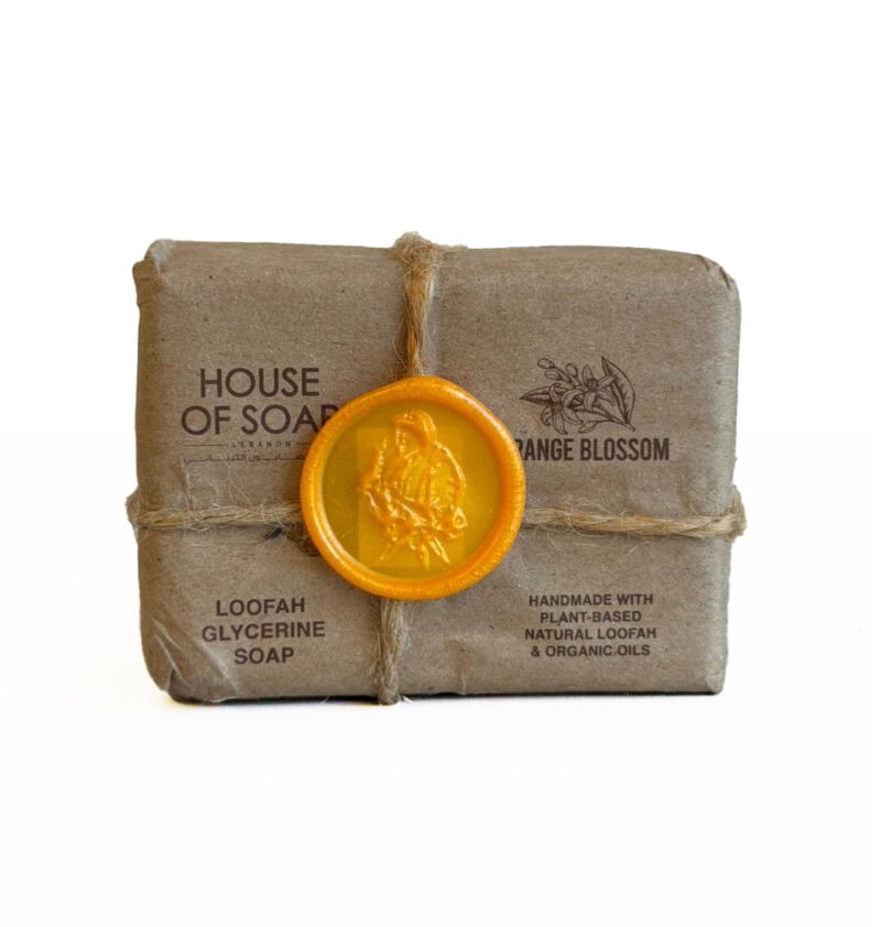 Loofah Glycerine Soap Orange Blossom 170g