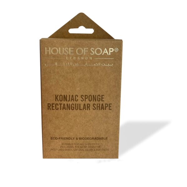 Konjac Sponge - Rectangular Shape